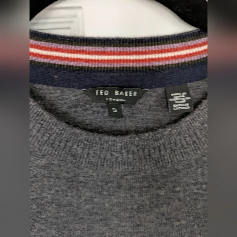 Ted Baker Men's Wool Cashmere Blend Sweater Size 5 US XL